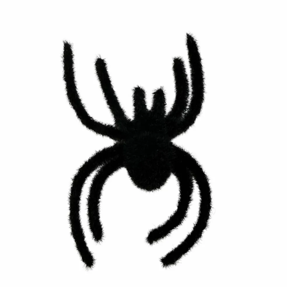 4" Black Flocked Spider Plastic Accents, 2ct. by Ashland®