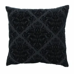 16" Black Floral Damask Pillow by Ashland®