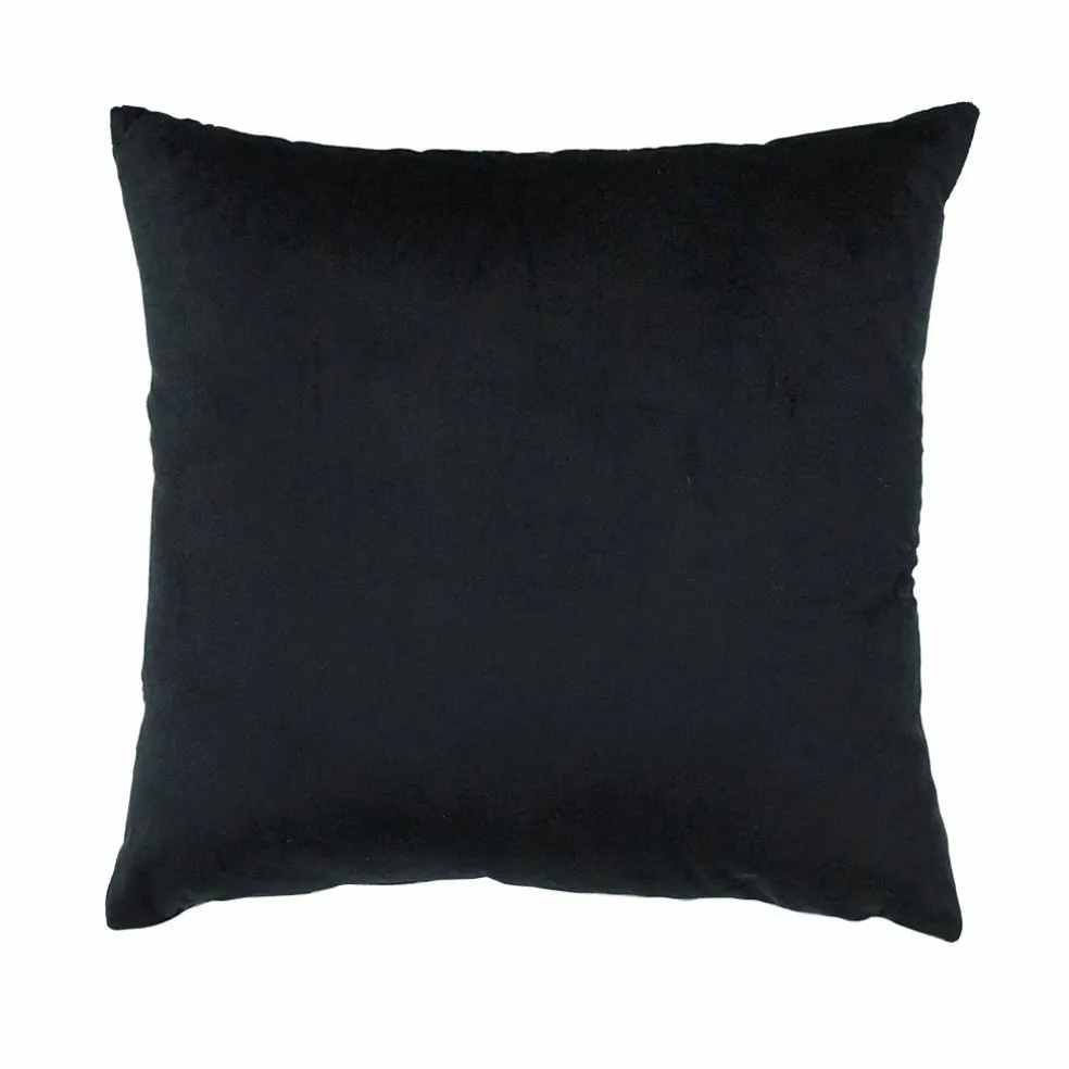 16" Black Floral Damask Pillow by Ashland®