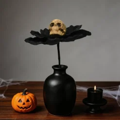 12.1" Black Flower & Skull Pick by Ashland®