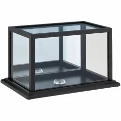 Black Football Display Case With Mirror Back by Studio Décor®
