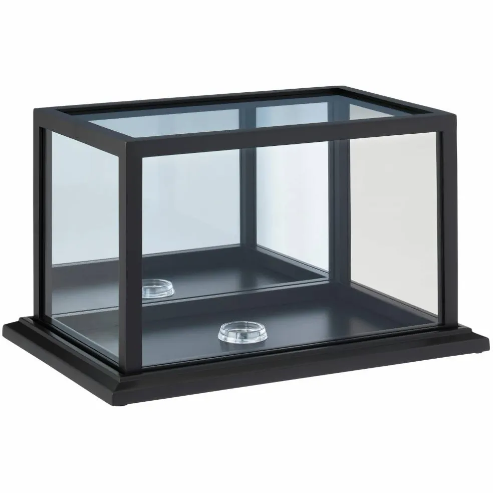 Black Football Display Case With Mirror Back by Studio Décor®