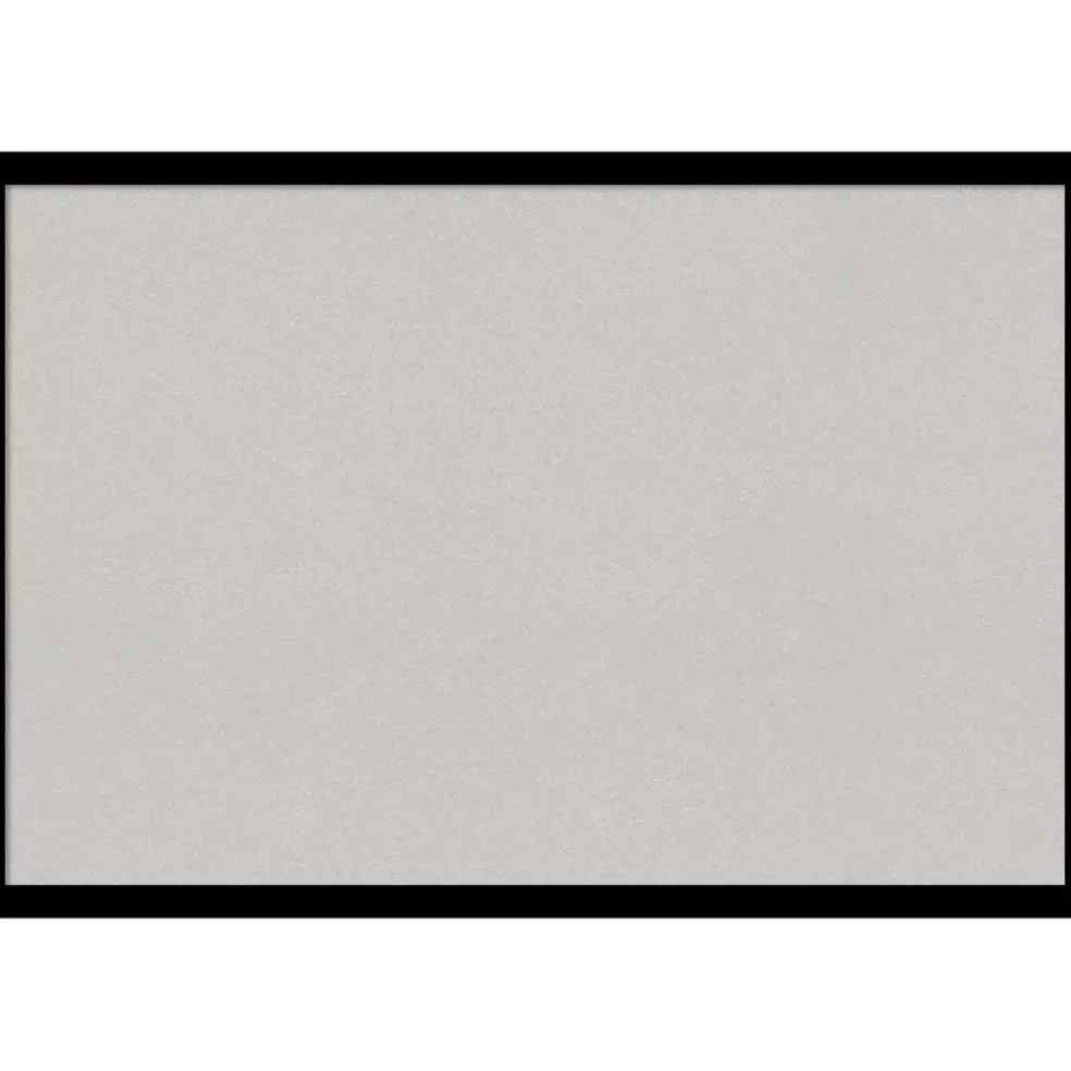 Black Gallery Deep Wood Framed Corkboard, Grey Cork