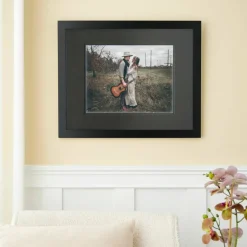 Black Gallery Wall Frame with Black Double Mat by Studio Décor®