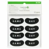 Black Game Day Face Stickers Pack  by Celebrate It™
