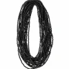 Black Glass Seed Rondel Beads, 10/0 by Bead Landing™
