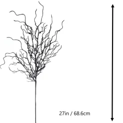 27" Black Glitter Twig Pick by Ashland®