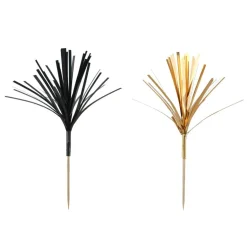 Black & Gold Burst Cupcake Toppers, 12ct. by Makery™