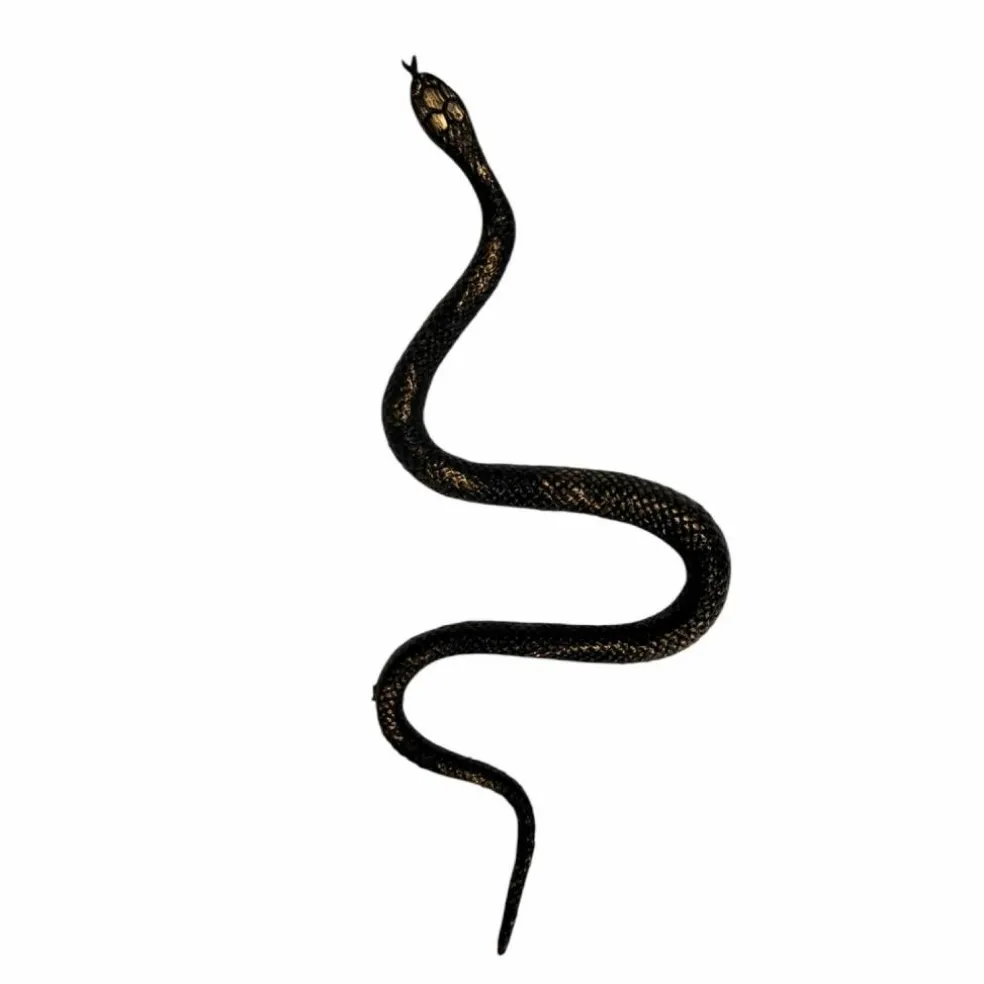 5.25" Black & Gold Plastic Snakes, 2ct. by Ashland®