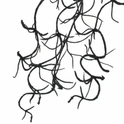 10" Black Hanging Spanish Moss Pick by Ashland®