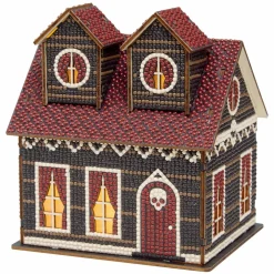 Black Haunted House 3D LED Diamond Art Kit by Make Market®
