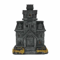 9" Black Haunted House LED Mini Decoration by Ashland®