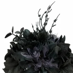 12" Black Hydrangea & Dahlia Mix Bouquet by Ashland®