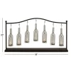 36" Black Iron Farmhouse Candle Holder Lantern