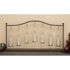 36" Black Iron Farmhouse Candle Holder Lantern