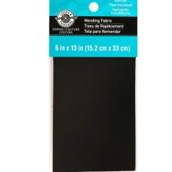 Black Iron-On Mending Fabric By Loops & Threads™