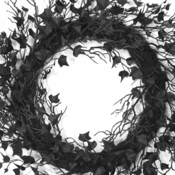24" Black Ivy & Twig Wreath by Ashland®