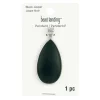 Black Jasper Teardrop Pendant by Bead Landing™