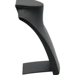 Black Leather Bust with Retractable Stand Jewelry Display 8 1/4" Tall, Set of 12