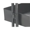 Black Lexington 4-Tier Rolling Cart by Simply Tidy™