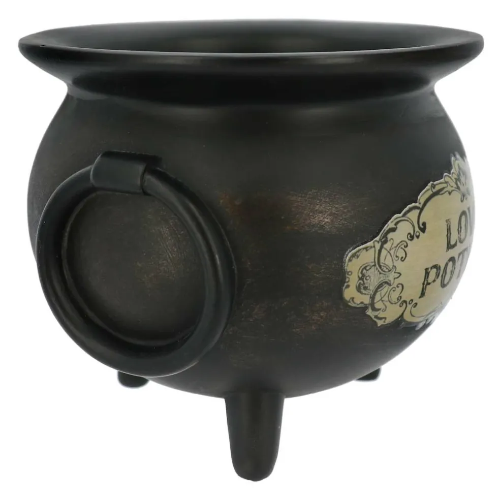 4.75" Black Love Potion Cauldron Tabletop Décor by Ashland®