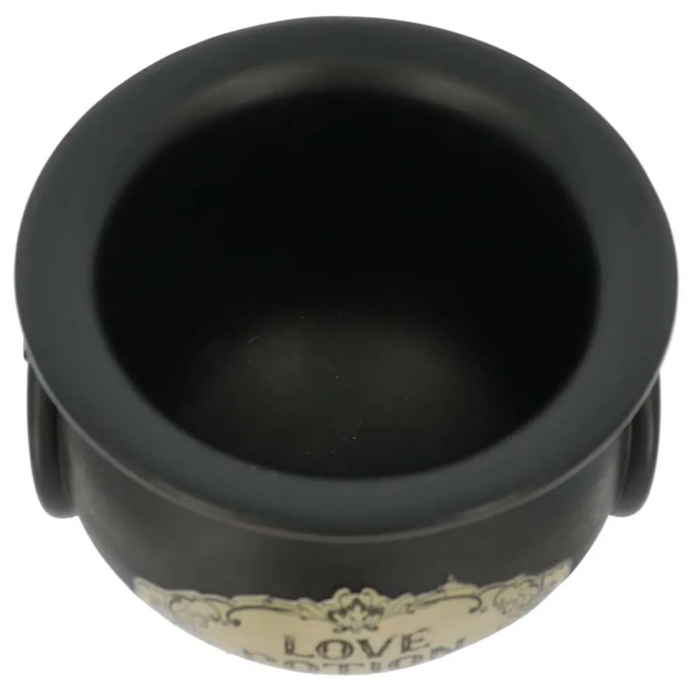 4.75" Black Love Potion Cauldron Tabletop Décor by Ashland®