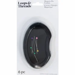 Black Magnetic Pin Cushion By Loops & Threads™
