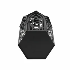 Black Metal Bats Pillar Candle Lantern by Ashland®