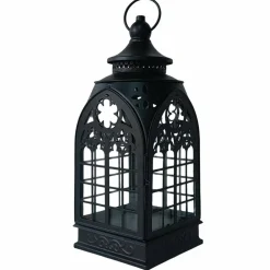 Black Metal Cathedral Lantern by Ashland®