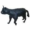 22.75" Black Metal Cat Tabletop Décor by Ashland®