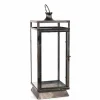 21.5" Black Metal Lantern