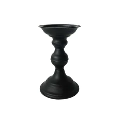 Black Metal Pillar Candle Holder By Ashland®