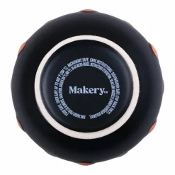 Black & Orange Ceramic Cauldron by Makery™