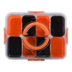Black & Orange Halloween Snackle Box by Makery™