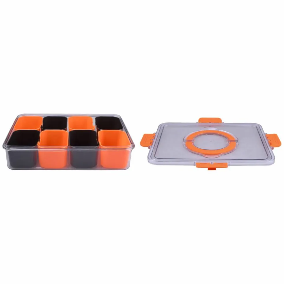 Black & Orange Halloween Snackle Box by Makery™