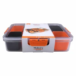 Black & Orange Halloween Snackle Box by Makery™