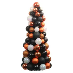 14" Black & Orange Ornament Tree by Ashland®