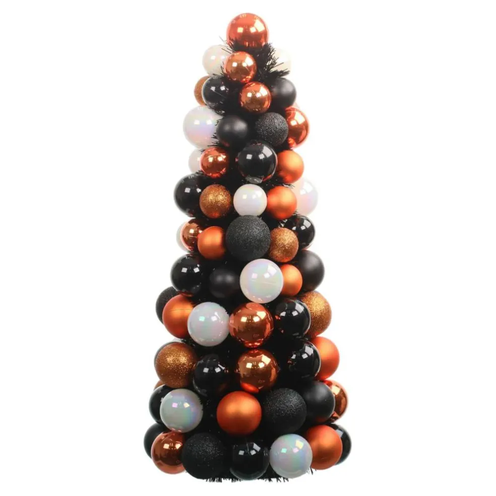 14" Black & Orange Ornament Tree by Ashland®