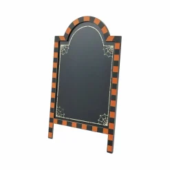 23" Black & Orange Spiderweb Chalkboard by Ashland®