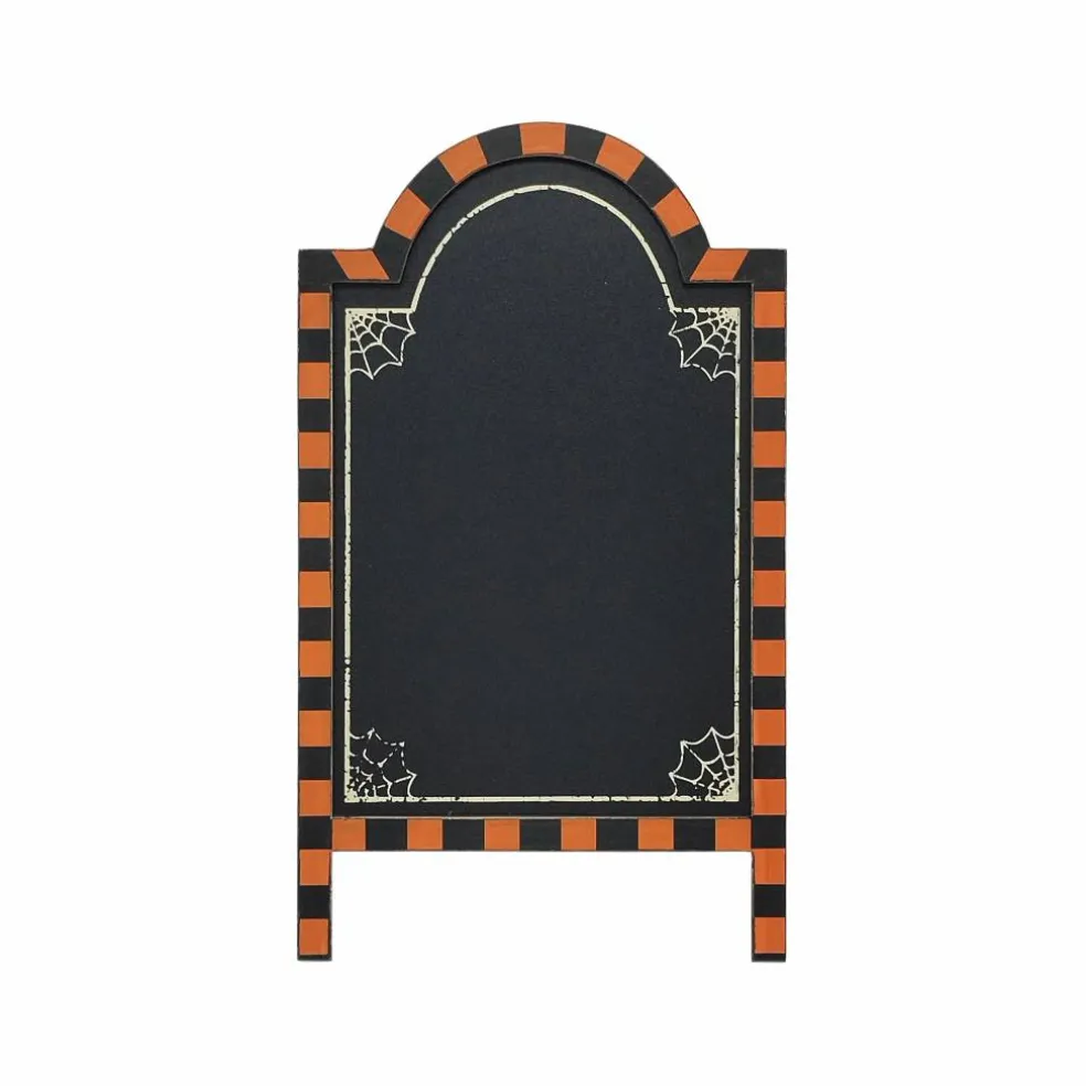 23" Black & Orange Spiderweb Chalkboard by Ashland®
