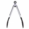 Black & Orange Stripes Mini Tongs by Makery™