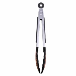 Black & Orange Stripes Mini Tongs by Makery™