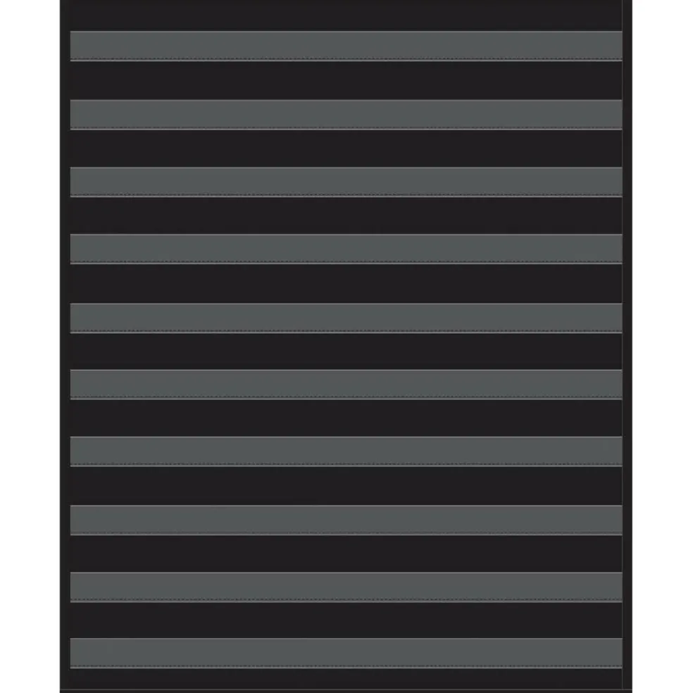 Black 10 Pocket Chart