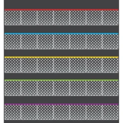 Black Polka Dots Storage Pocket Chart