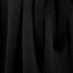 Black Poly Stretch Solid Neoprene Scuba Knit Fabric By the Yard