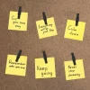 50 black push pins with spring-loaded wooden clips damage-free cork board tacks for photos notes and artwork