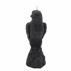 6.5" Black Raven on Stone Unscented Candle by Ashland®