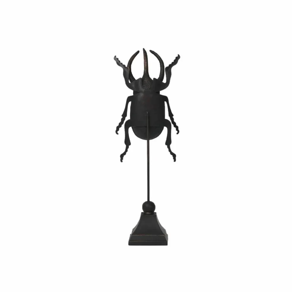 13" Black Rhino Beetle Tabletop Décor by Ashland®
