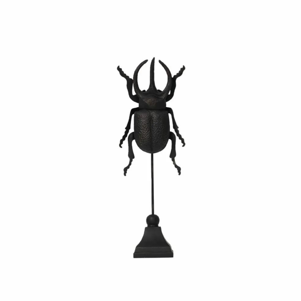 13" Black Rhino Beetle Tabletop Décor by Ashland®