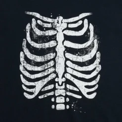 Black Ribcage Adult T-Shirt